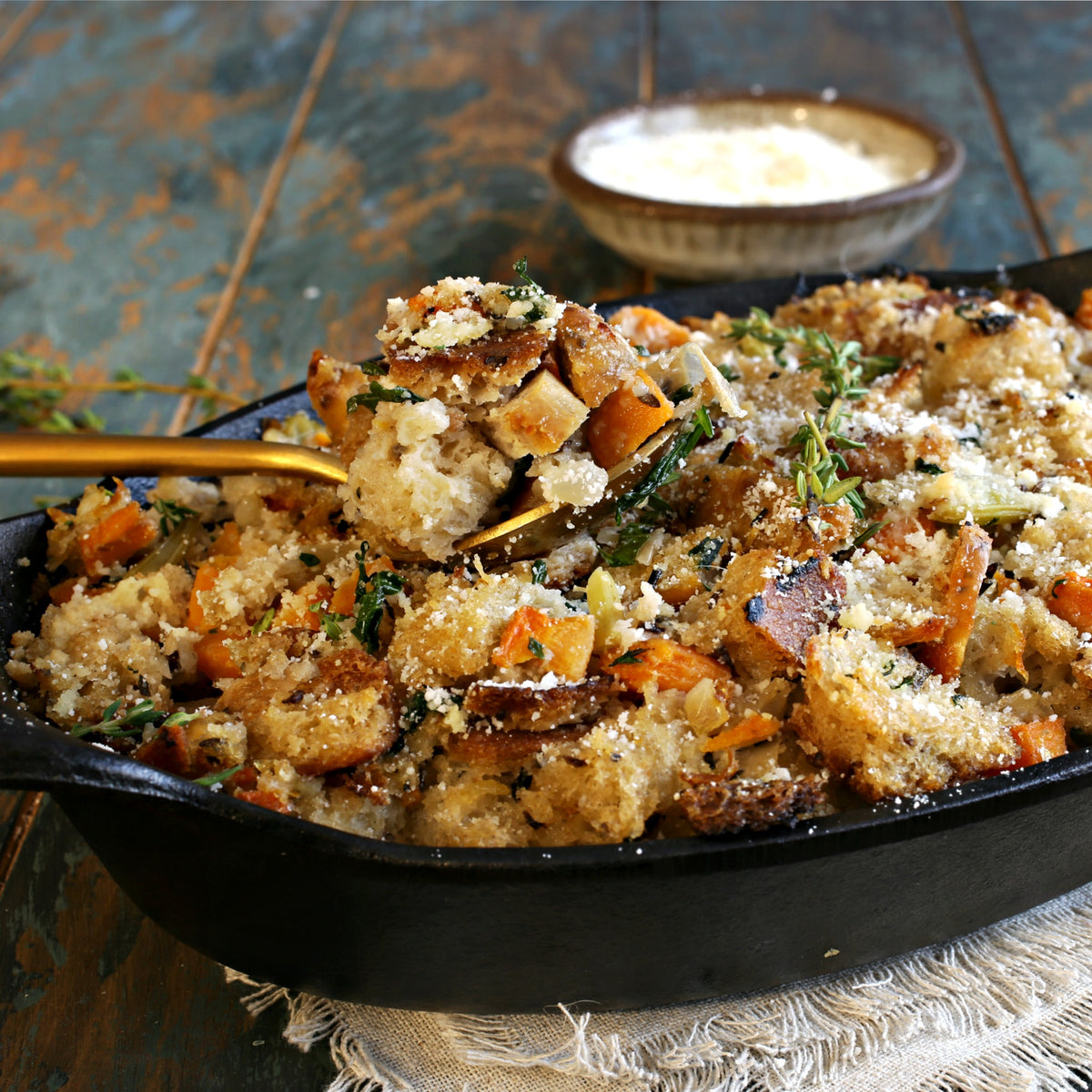 Parmesan Herb Sausage Stuffing